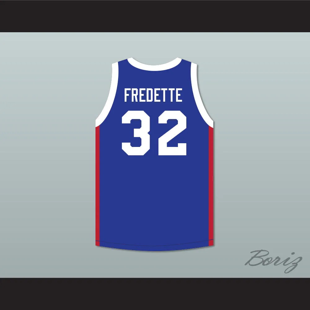 Jimmer Fredette 32 Shanghai Sharks Alternate Blue Basketball Jersey with CBA Patch