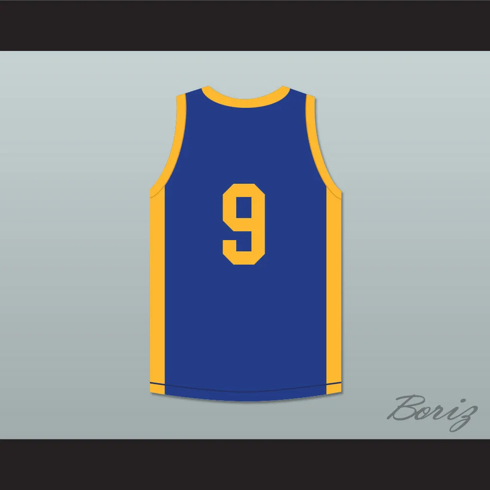 Jimmy Brooks 9 Degrassi Community School Panthers Basketball Jersey