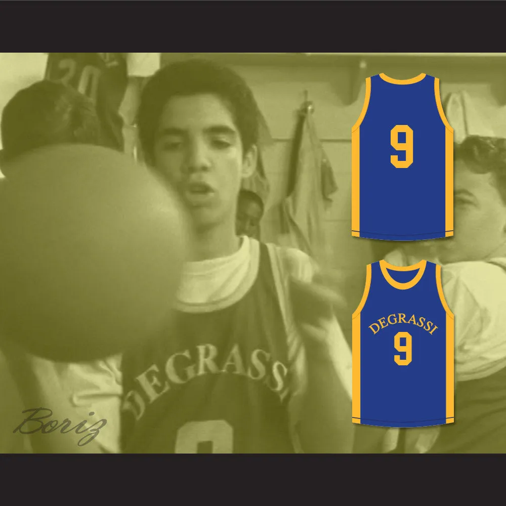 Jimmy Brooks 9 Degrassi Community School Panthers Basketball Jersey
