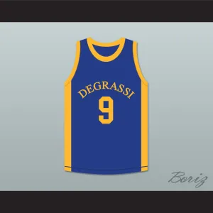 Jimmy Brooks 9 Degrassi Community School Panthers Basketball Jersey