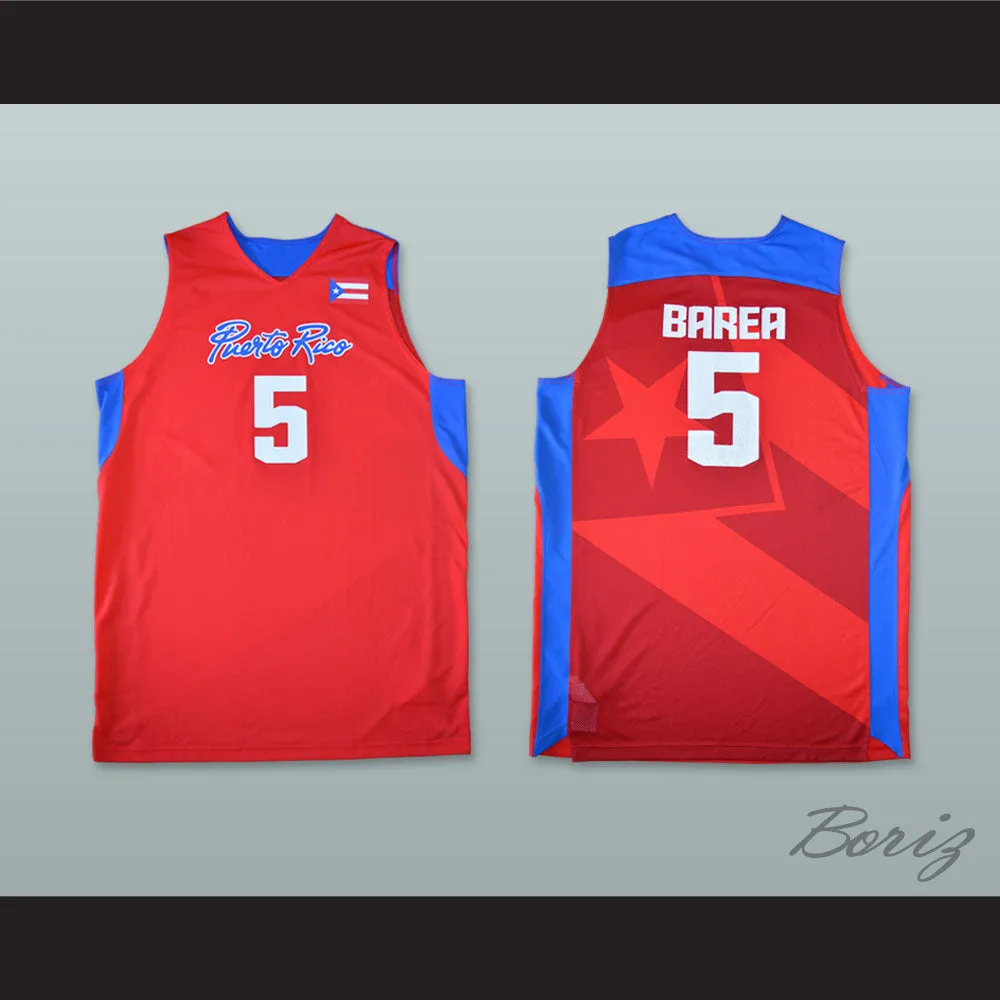 J.J. Barea 5 Puerto Rico Basketball Jersey
