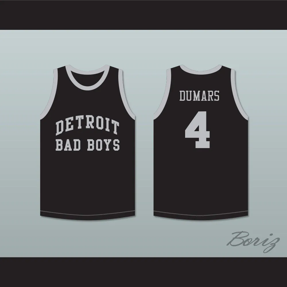 Joe Dumars 4 Detroit Bad Boys Basketball Jersey