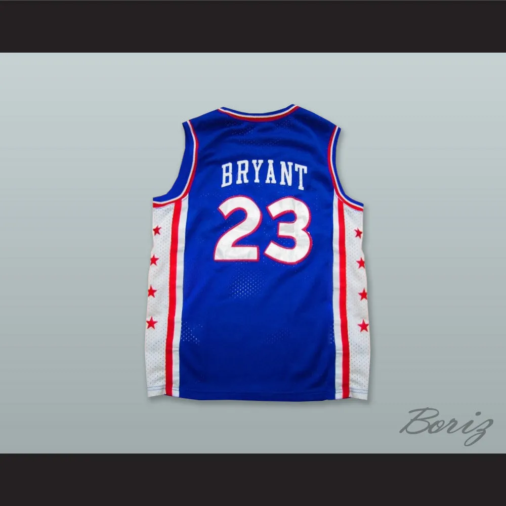 Joe Jellybean Bryant 23 Philadelphia Blue Basketball Jersey