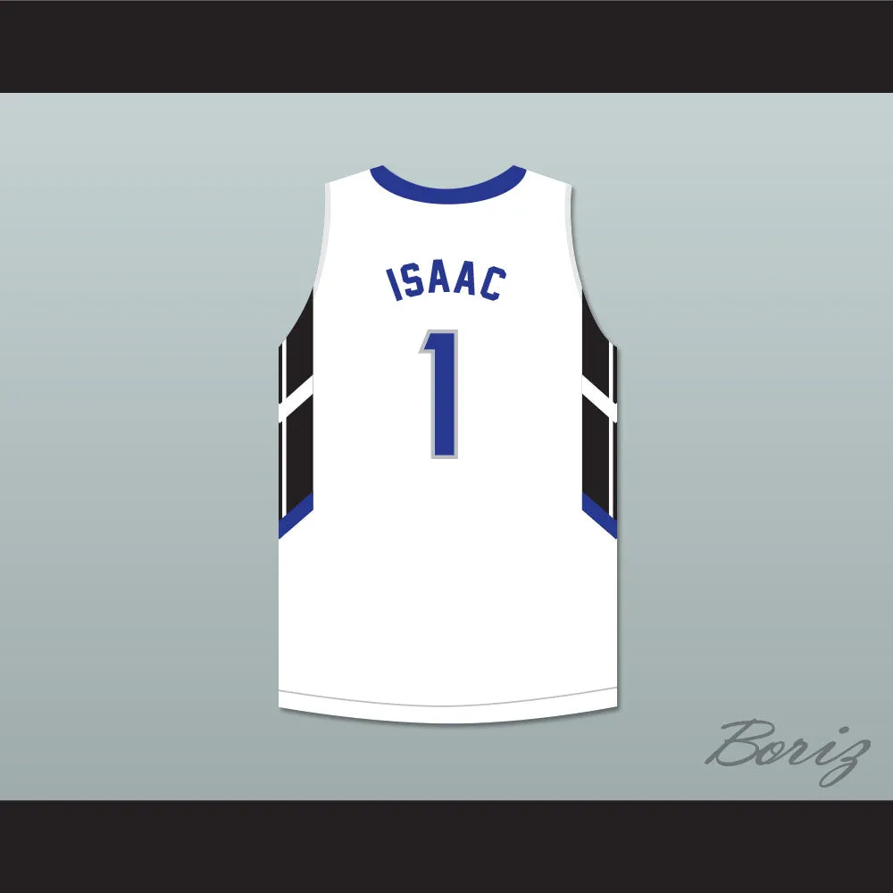Jonathan Isaac 1 IMG Academy White Basketball Jersey