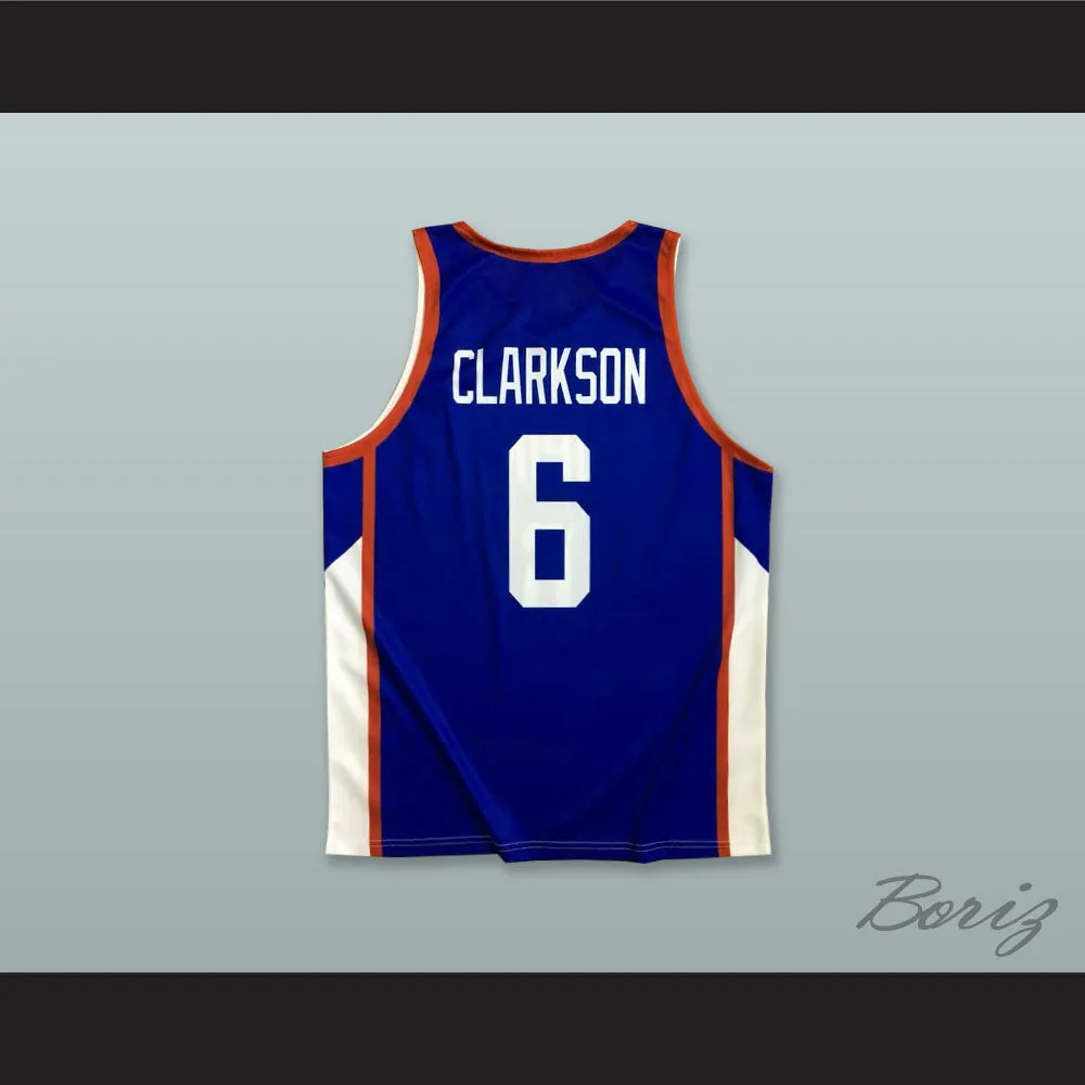 Jordan Clarkson 6 Philippines Blue Basketball Jersey
