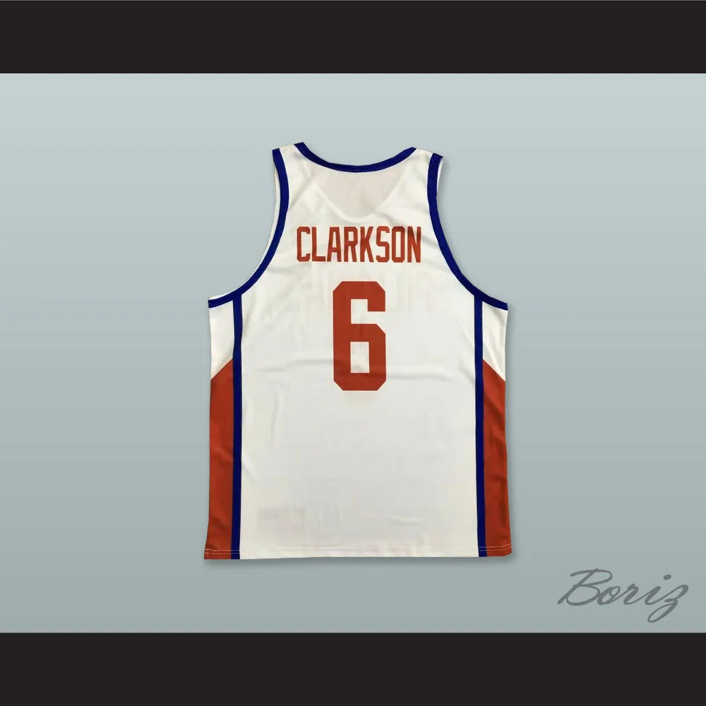 Jordan Clarkson 6 Philippines White Basketball Jersey