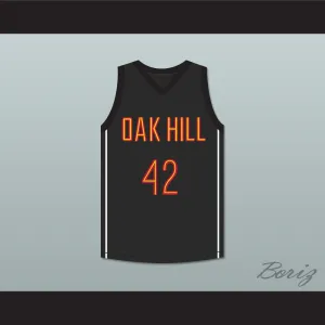 Josh Smith 42 Oak Hill Academy Black Basketball Jersey