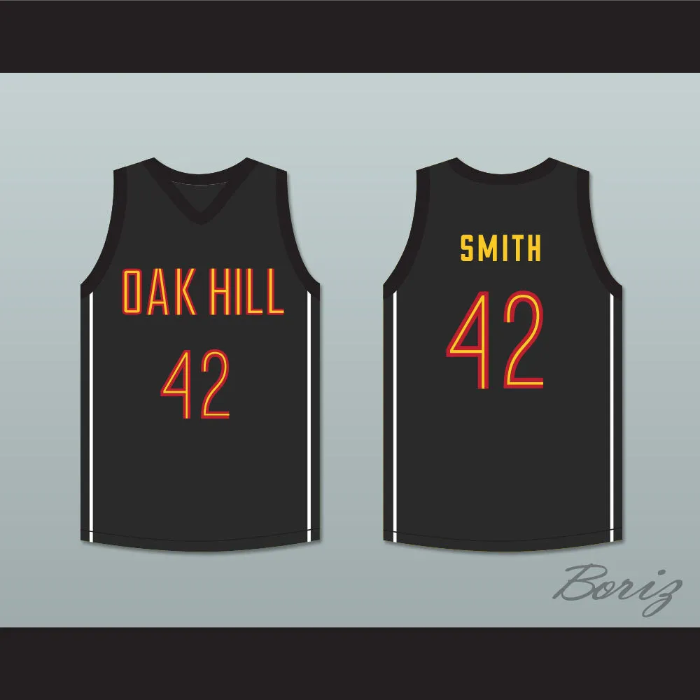 Josh Smith 42 Oak Hill Academy Black Basketball Jersey