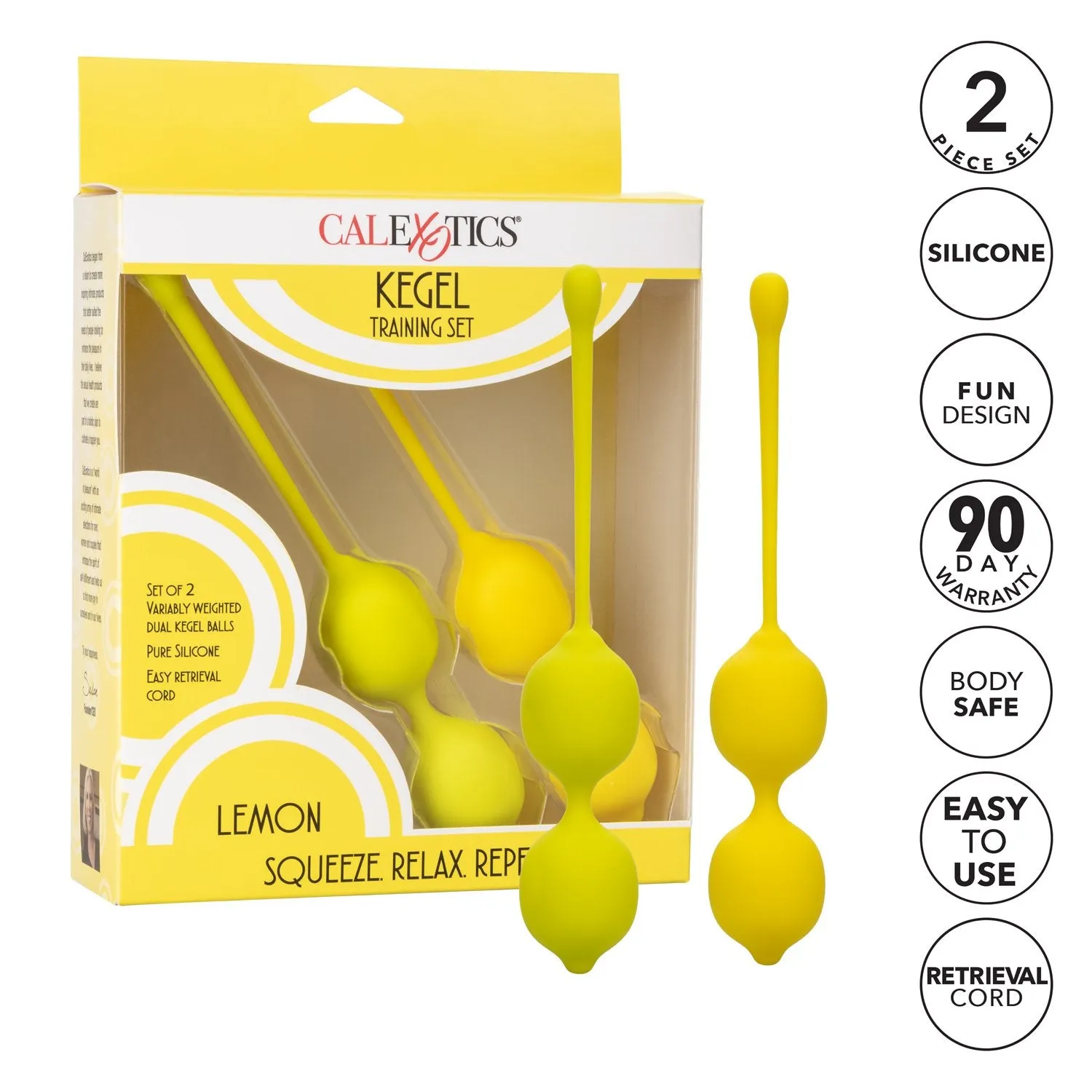 Kegel Training Set Lemon