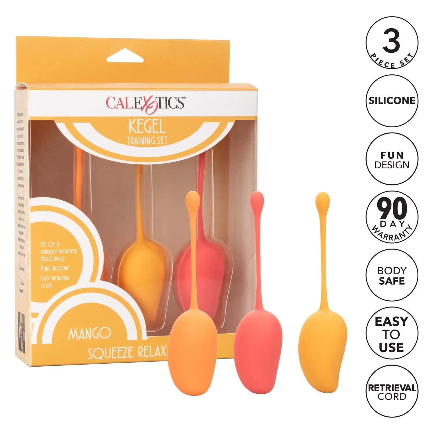 Kegel Training Set Mango