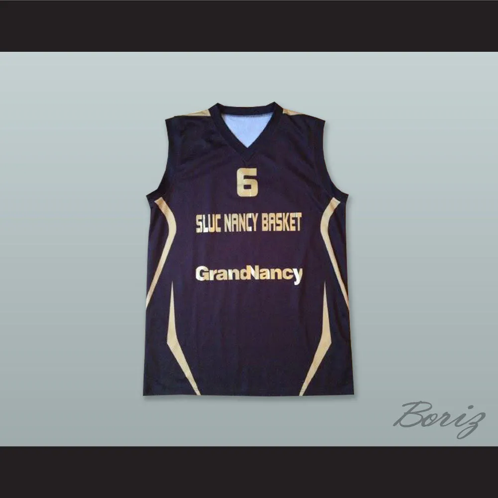 Kenny Grant 6 France Navy Blue Basketball Jersey