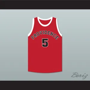 Kenny Sailors 5 Providence Steamrollers Red Basketball Jersey 1