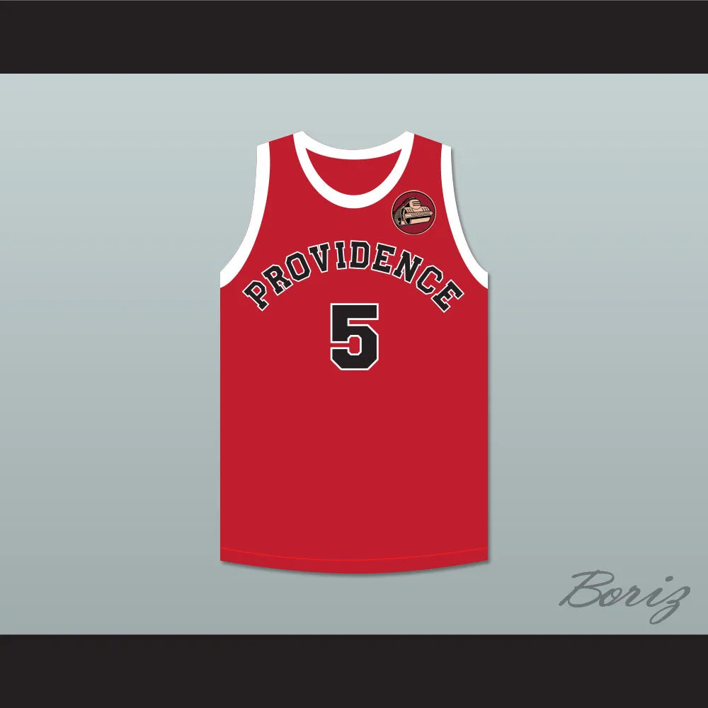 Kenny Sailors 5 Providence Steamrollers Red Basketball Jersey with Patch