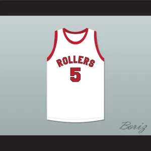 Kenny Sailors 5 Providence Steamrollers White Basketball Jersey 4