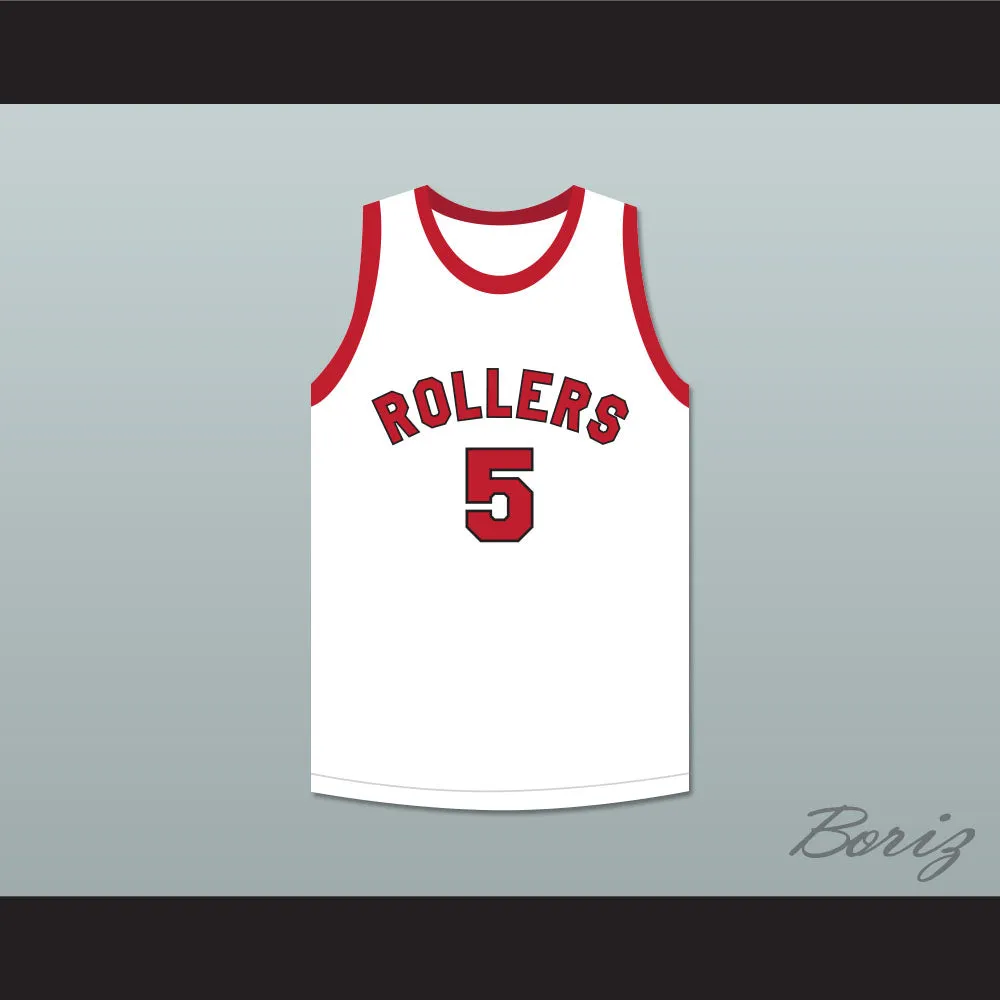 Kenny Sailors 5 Providence Steamrollers White Basketball Jersey 4