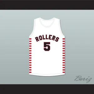 Kenny Sailors 5 Providence Steamrollers White Basketball Jersey