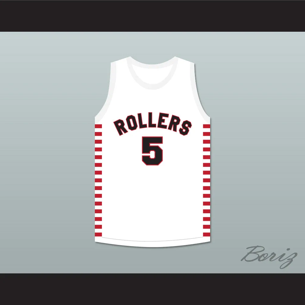 Kenny Sailors 5 Providence Steamrollers White Basketball Jersey