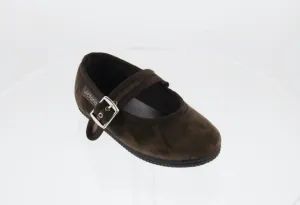 Kids Velvet Maryjane shoes (testa)
