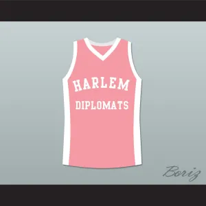 Killa Cam Harlem Diplomats Pink Basketball Jersey