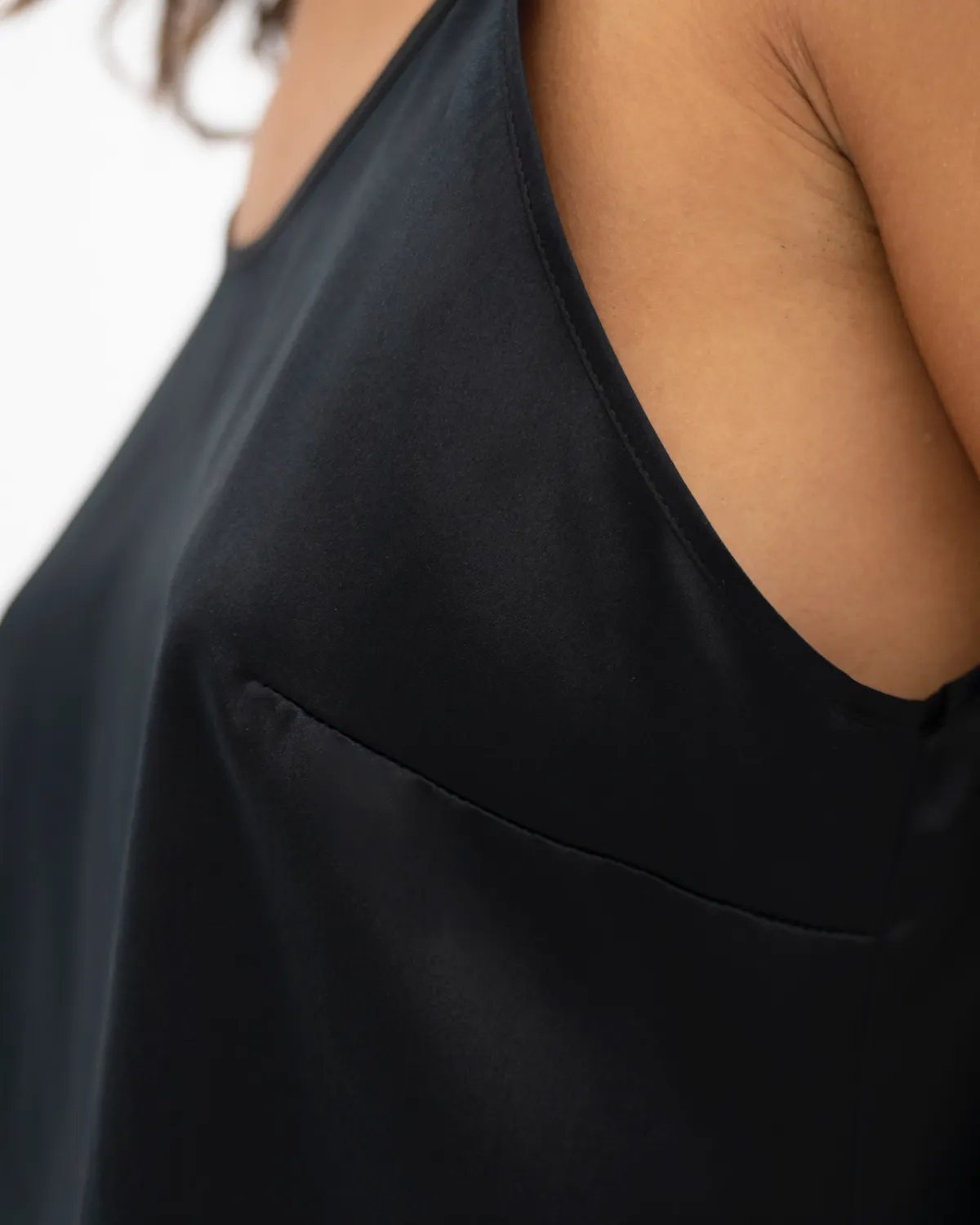 Kingston Black Silk Cami Top