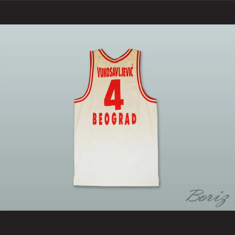 KK FMP Zeleznik Belgrade Serbia White Basketball Jersey