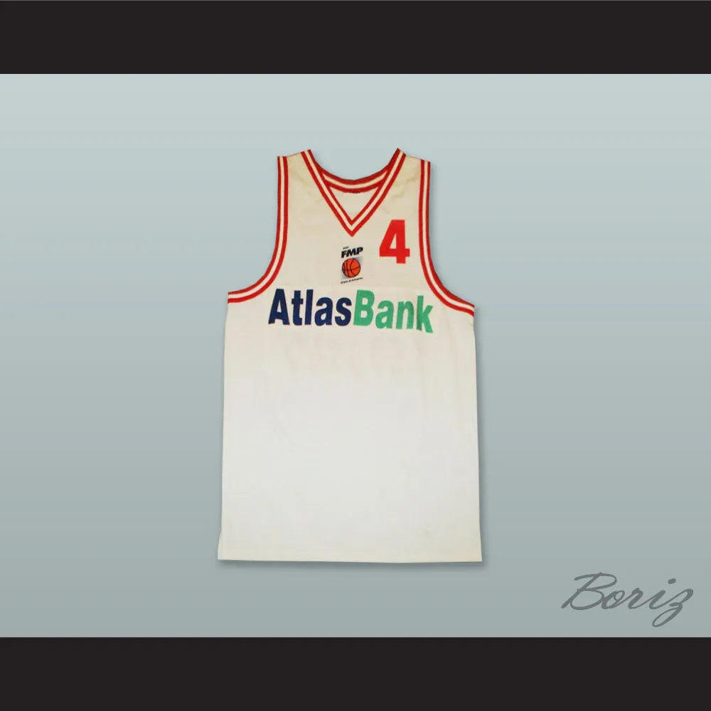 KK FMP Zeleznik Belgrade Serbia White Basketball Jersey