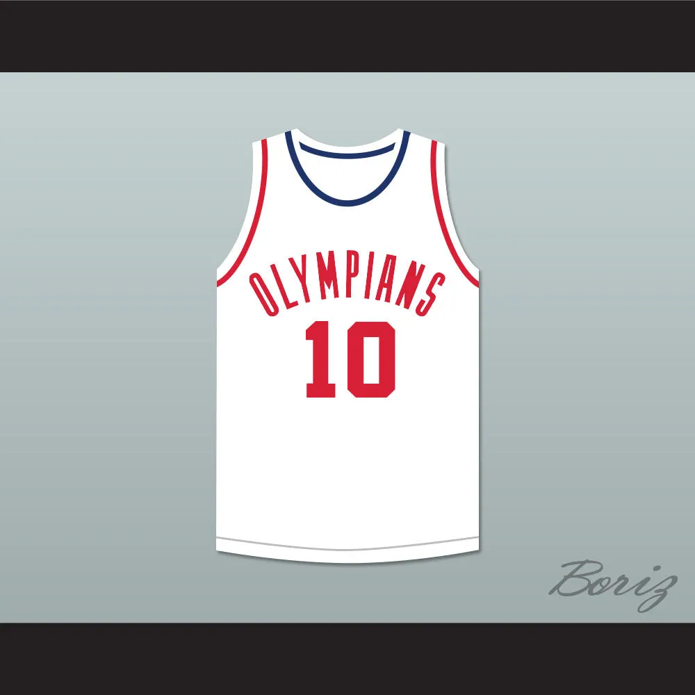 Kleggie Hermsen 10 Indianapolis Olympians White Basketball Jersey