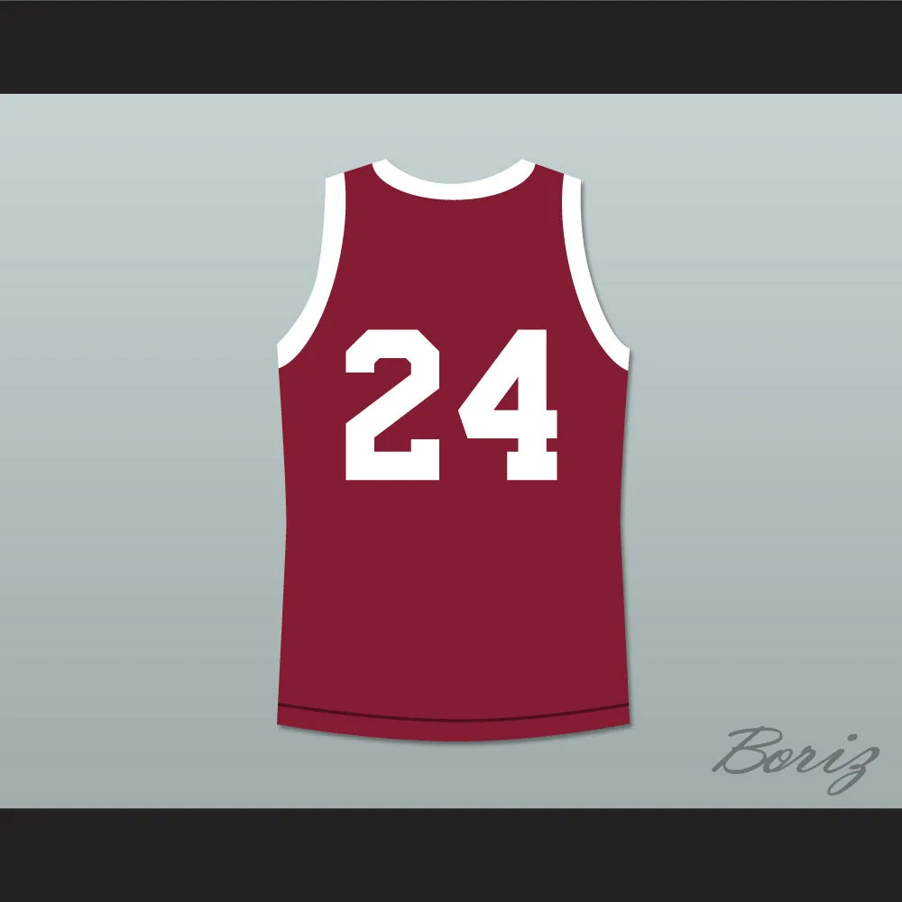 Kobe Bryant 24 Bala Cynwyd Middle School Maroon Basketball Jersey 1