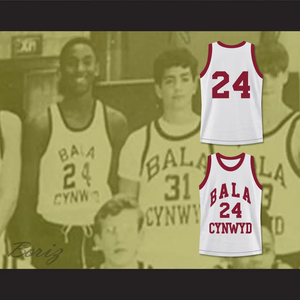 Kobe Bryant 24 Bala Cynwyd Middle School White Basketball Jersey 1