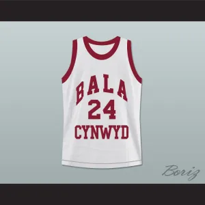 Kobe Bryant 24 Bala Cynwyd Middle School White Basketball Jersey 1