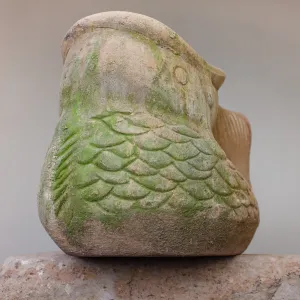 Koi Fish Planter, Vintage Terracotta Pot