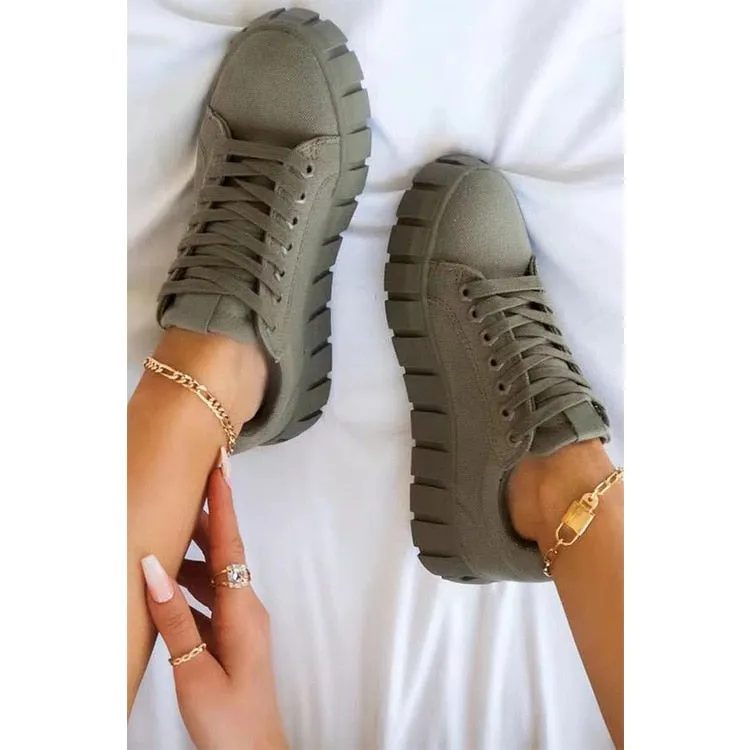 Lace-Up Bliss™ | Women's Casual Sneakers | Lightweight, Comfortable, Breathable Design for Everyday Wear