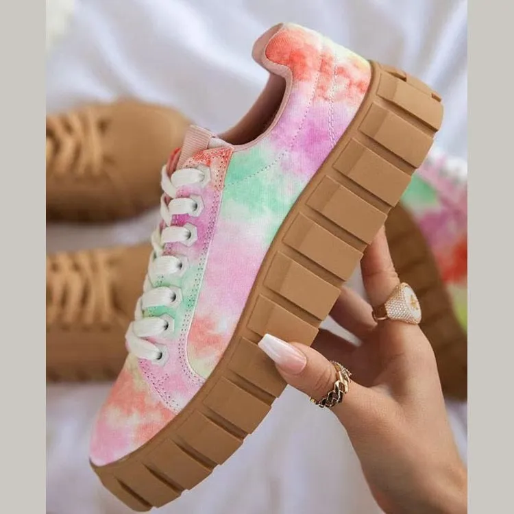 Lace-Up Bliss™ | Women's Casual Sneakers | Lightweight, Comfortable, Breathable Design for Everyday Wear