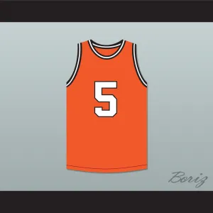 Lambeau Fields 5 Orange Prison Basketball Jersey The Comebacks