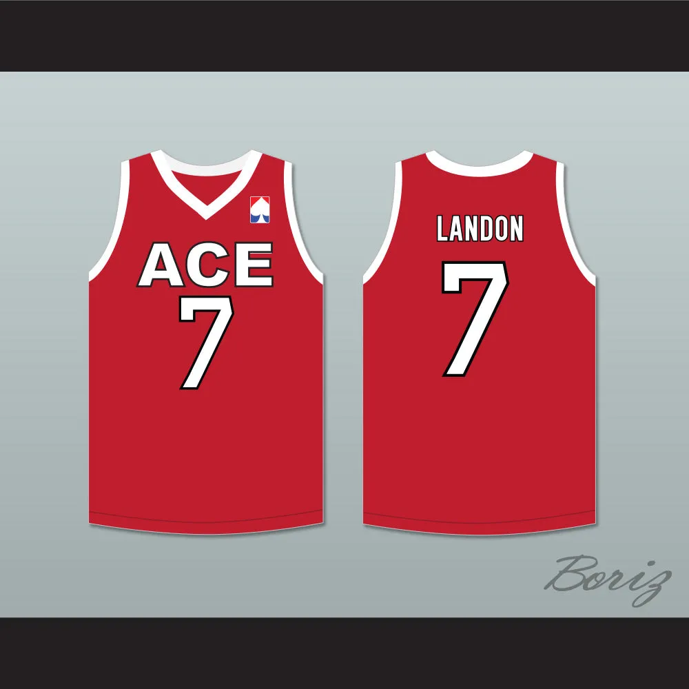 Landon 7 ACE Family Charity Red Basketball Jersey