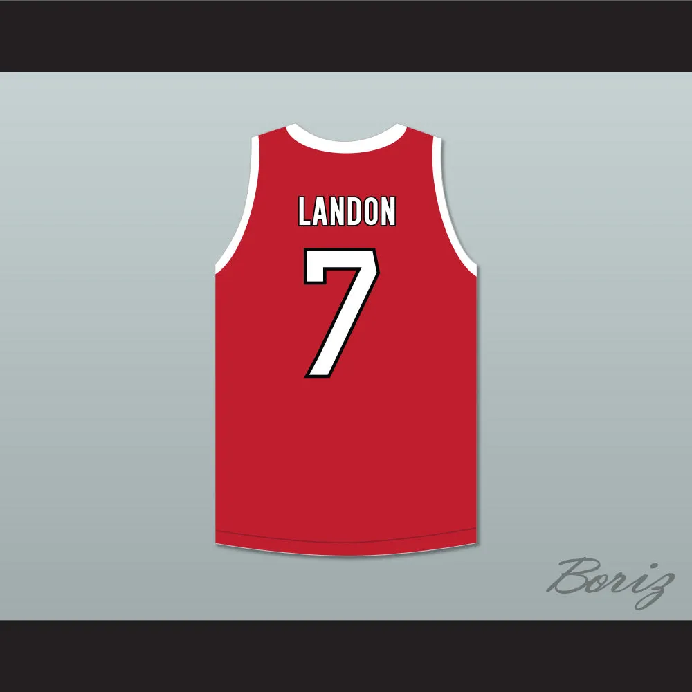 Landon 7 ACE Family Charity Red Basketball Jersey