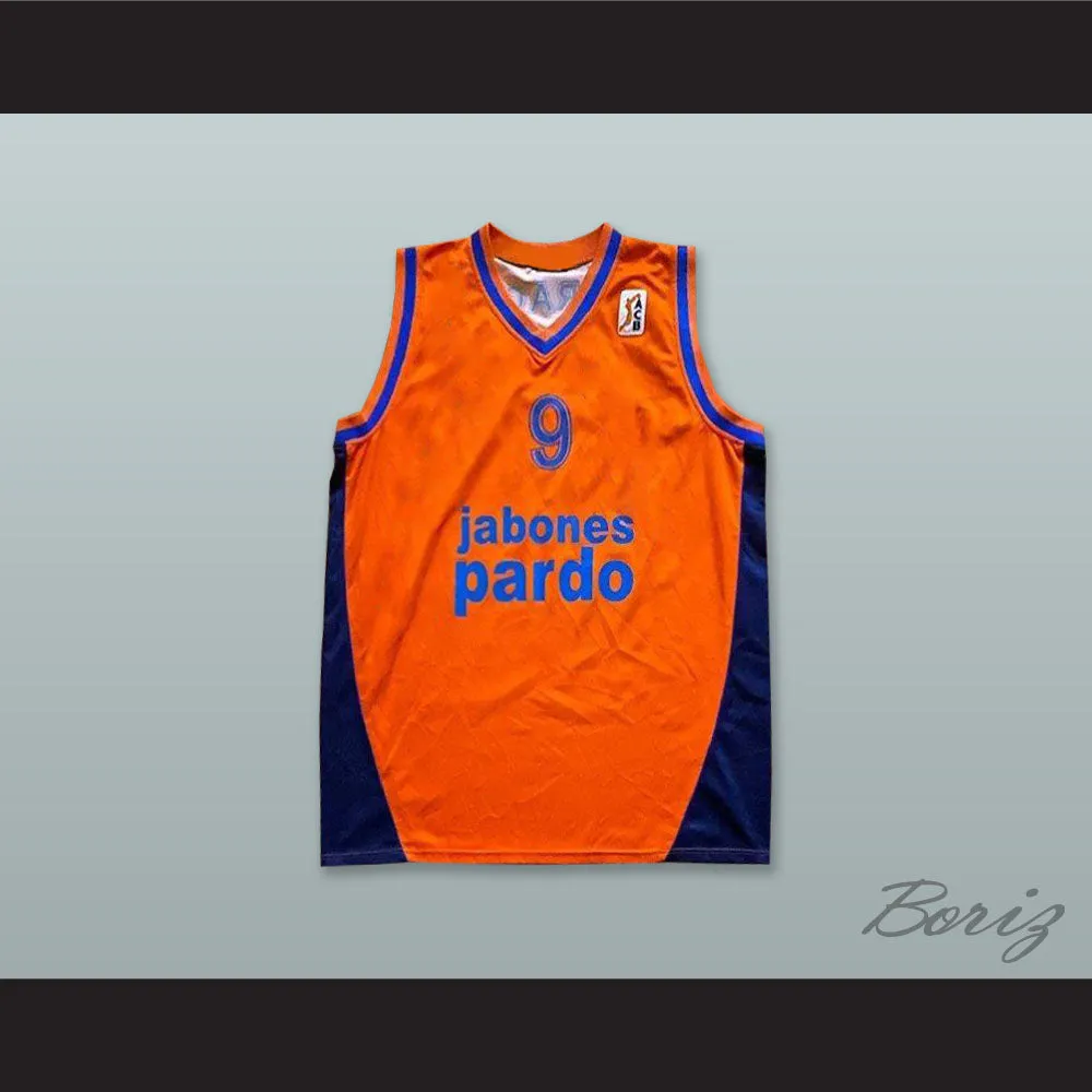 Larragan 9 Baloncesto Fuenlabrada Orange Basketball Jersey