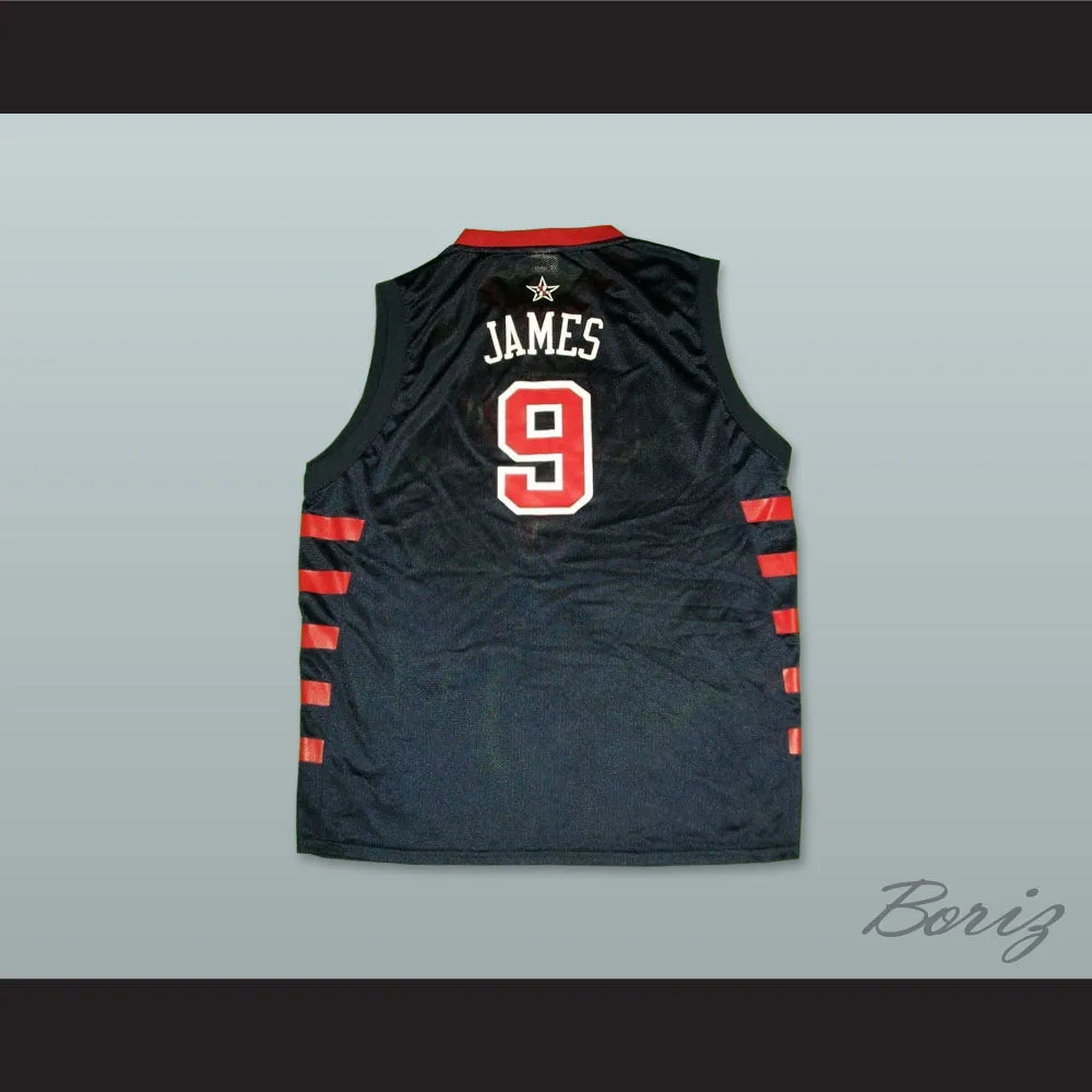 Lebron James 9 USA Team Away Basketball Jersey