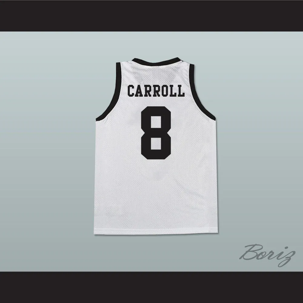 Leonardo DiCaprio Jim Carroll 8 St Vitus Cardinals White Basketball Jersey from The Basketball Diaries