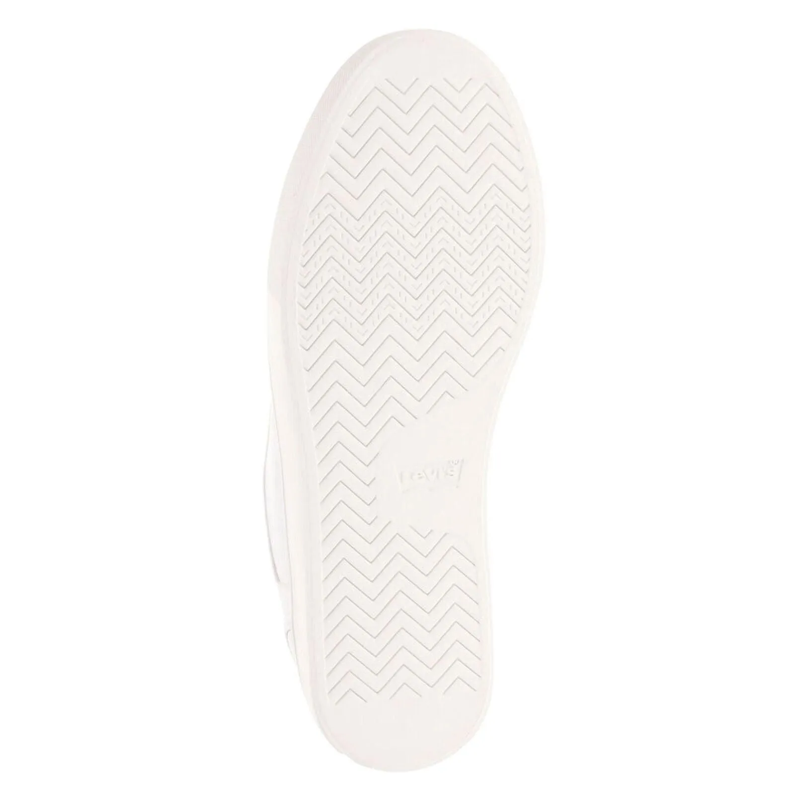 Levi's Mens Jeffrey Synthetic Leather Casual Lace Up Sneaker White 10M