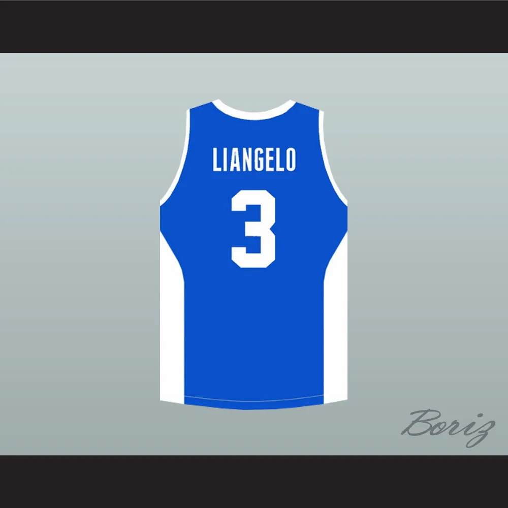 LiAngelo Ball 3 Lithuania Vytautas Blue Basketball Jersey