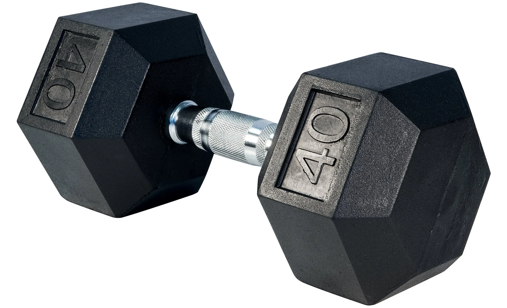 LIFE SPORT RUBBER DUMBBELL 40LB