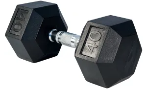 LIFE SPORT RUBBER DUMBBELL 40LB