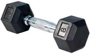 LIFE SPORT RUBBER DUMBBELL 8LB