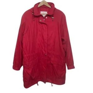 LONDON FOG | Red Zip Up Lightweight Jacket | Size M