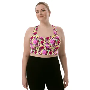 Longline sports bra 'Jungle Fashion'