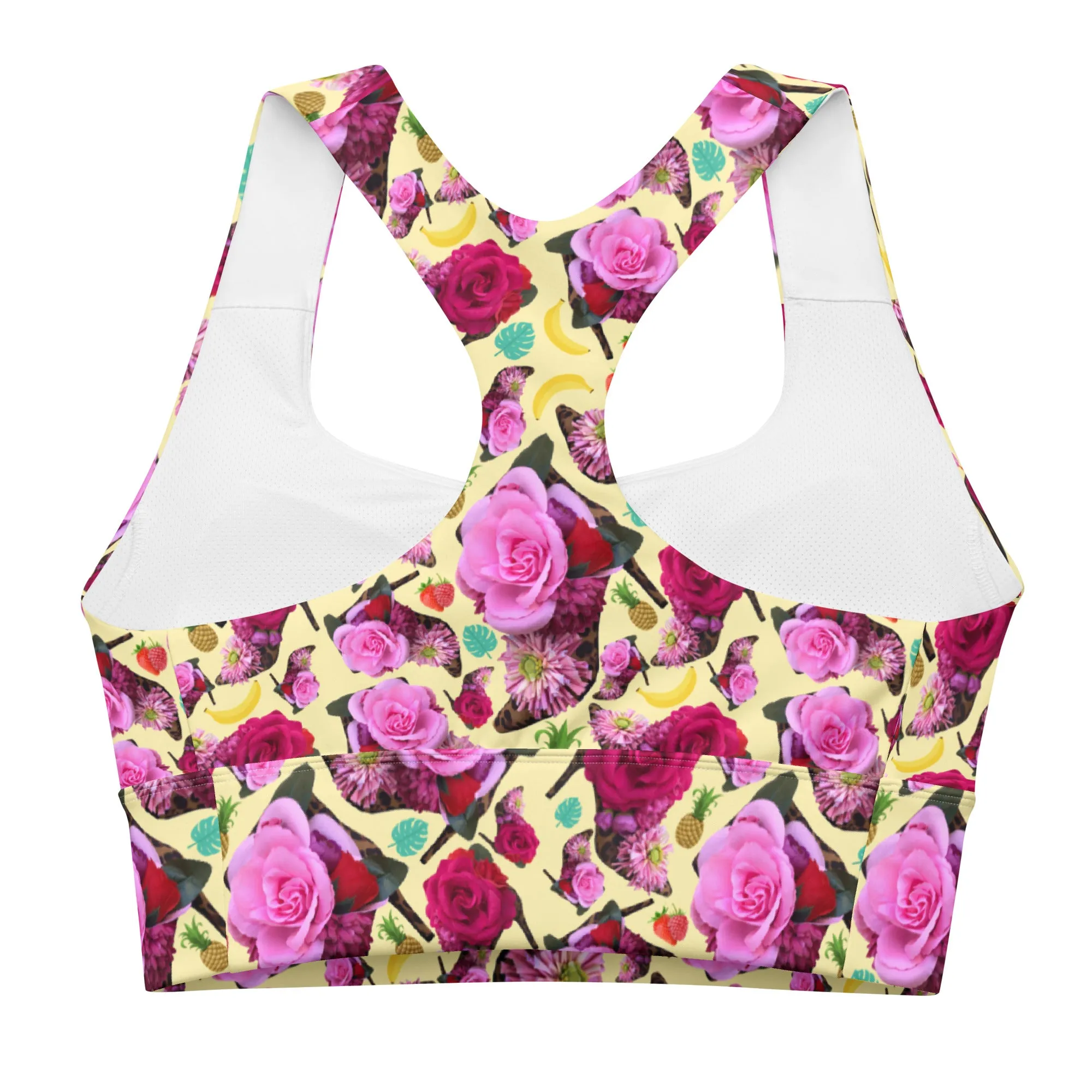 Longline sports bra 'Jungle Fashion'