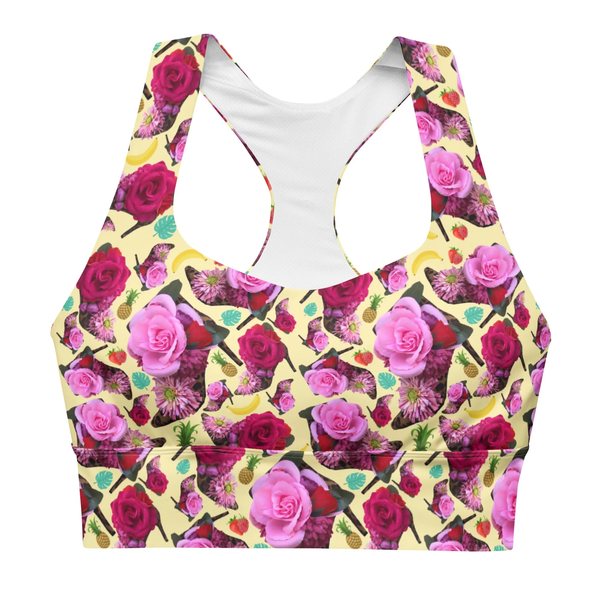 Longline sports bra 'Jungle Fashion'