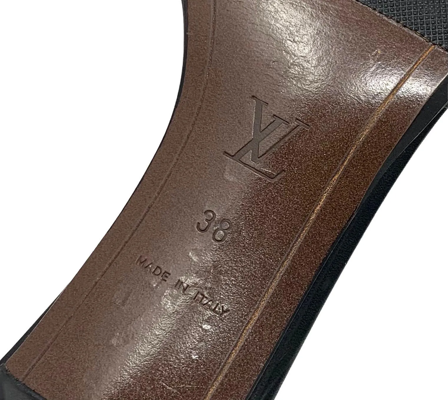 Louis Vuitton Black Logo Heels