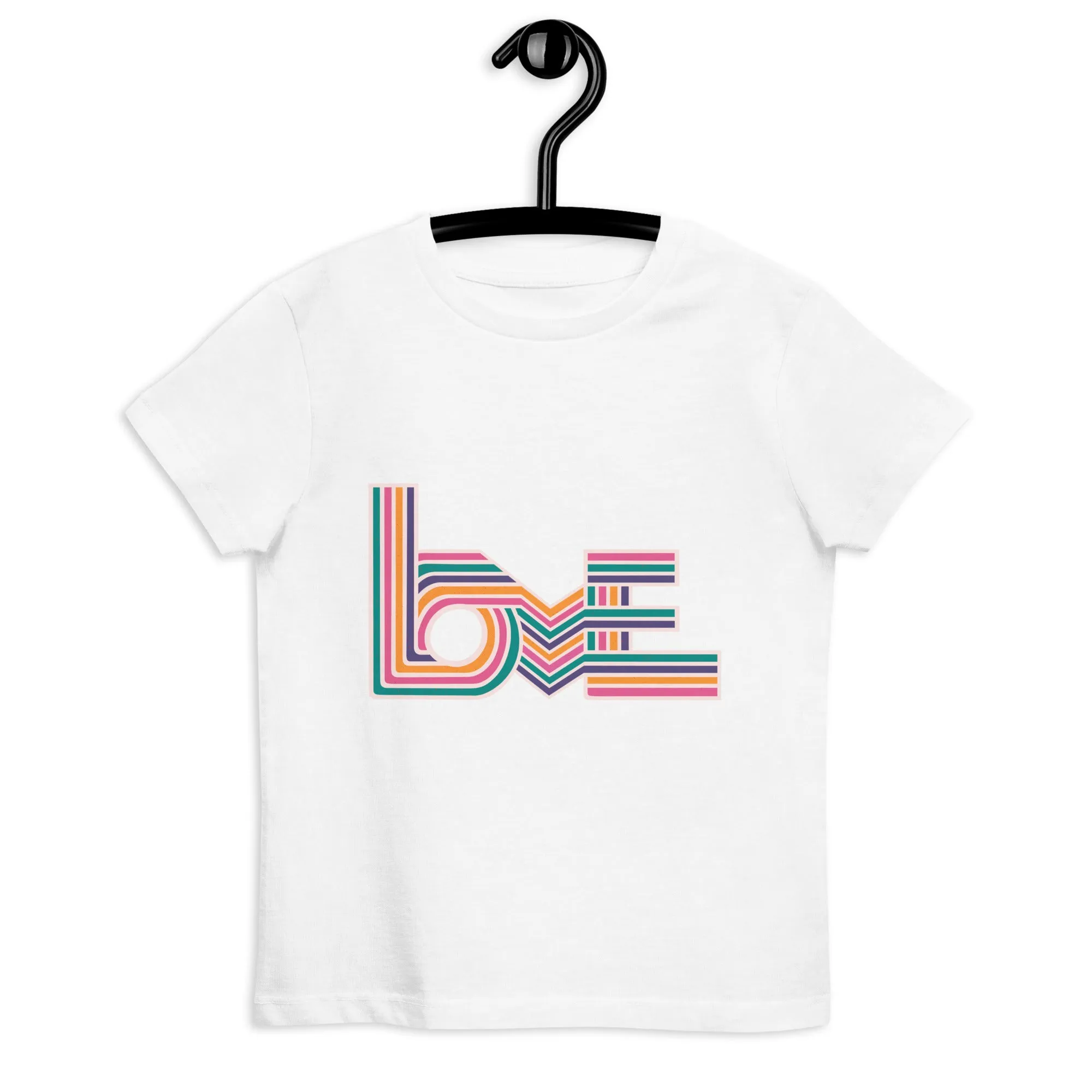 Love Stripes Bright - Kid's Organic Cotton T-Shirt